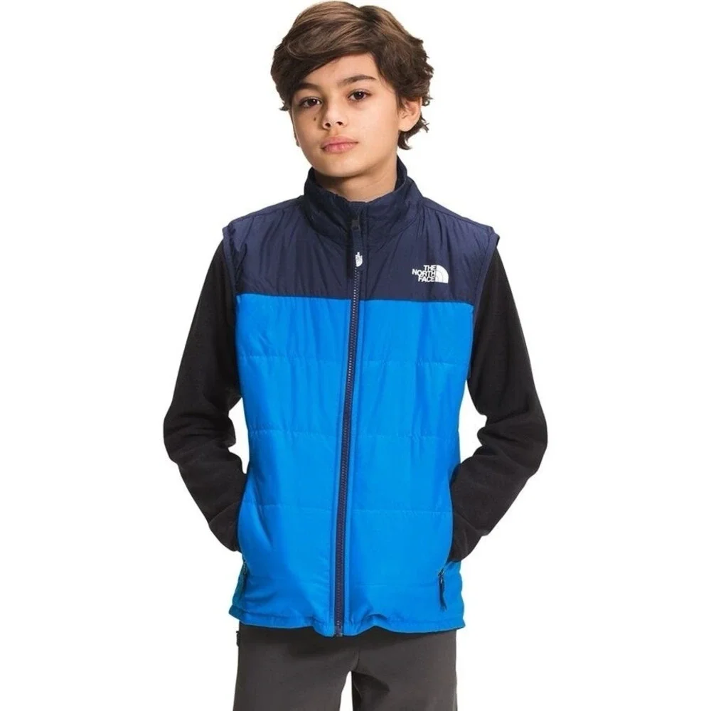 The North Face Reactor Puffer Vest Blue Size Small Youth 7/8 Mix‎ n Match
